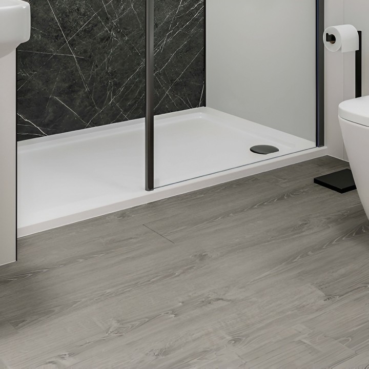 Multipanel Driftwood Grey Oak Luxury Vinyl Flooring - Click - Plank - 1210mm x 220mm - Insitu