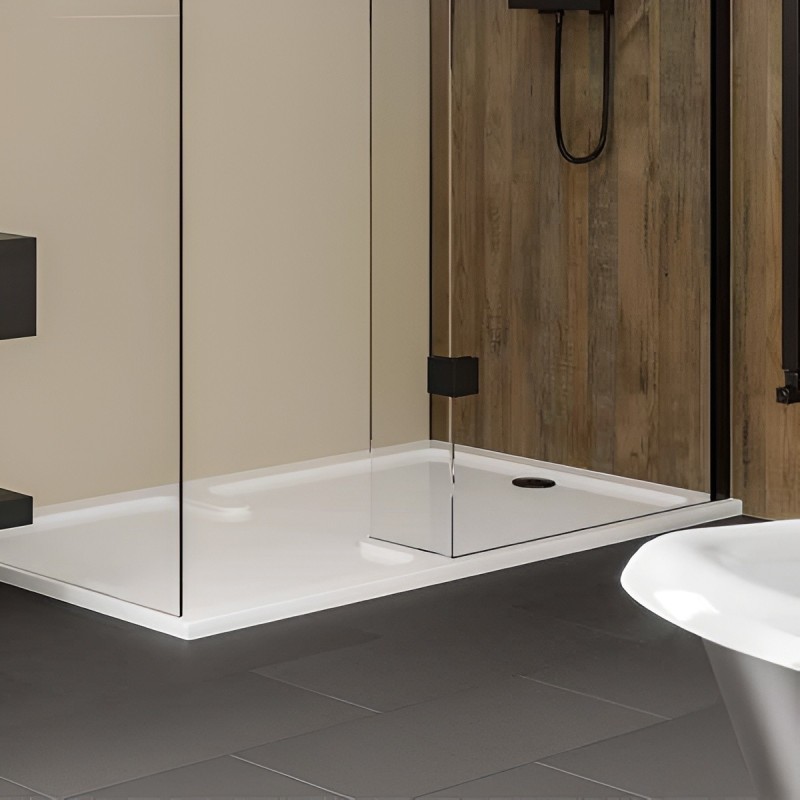 Multipanel Urban Anthracite Grey Luxury Vinyl Flooring - Click - Tile - 605mm x 305mm - Insitu