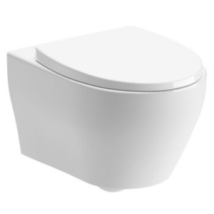 Trento Rimless Wall Hung Toilet & Soft Close Seat