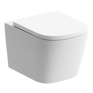 Messina Rimless Wall Hung Toilet & Soft Close Seat