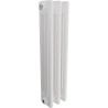 Korona 3 Column White Horizontal Radiators & Floor Mounts