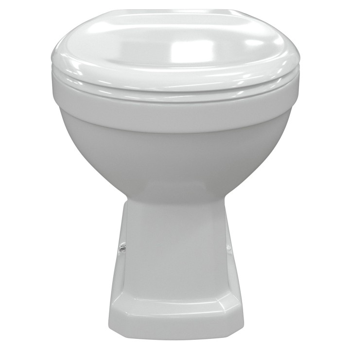 Bari Traditional Back to Wall Toilet & Standard Soft Close Seat