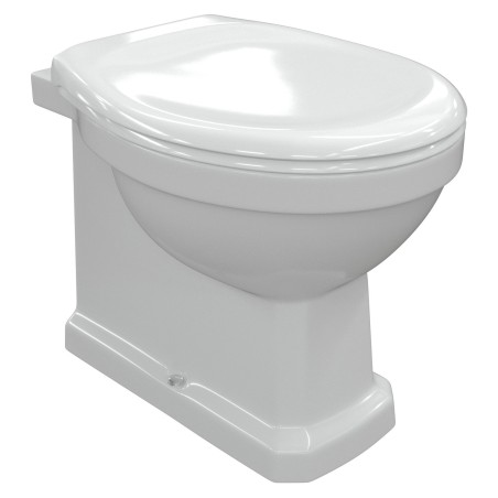 Bari Traditional Back to Wall Toilet & Standard Soft Close Seat