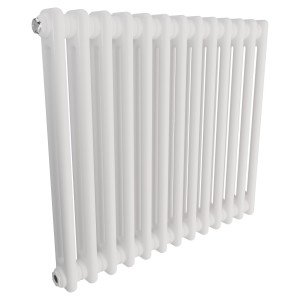 Korona 2 Column - 500mm(h) White Horizontal Radiators (5 Sizes)