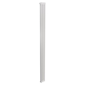 Korona 2 Column White Vertical Radiators (18 Sizes)