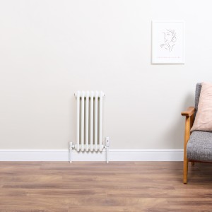 Ultraheat Tubularo 3 Column White Horizontal Radiators (43 Sizes)