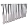 960mm (w) x 500mm (h) Brecon Chrome Horizontal Radiator