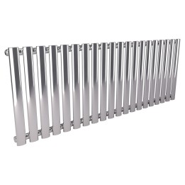 1380mm (w) x 500mm (h) Brecon Chrome Horizontal Radiator