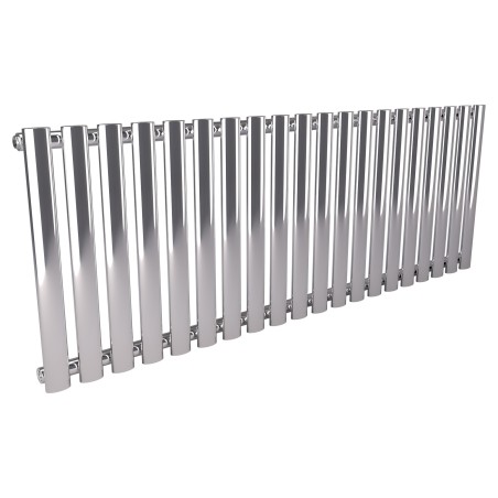 1380mm (w) x 500mm (h) Brecon Chrome Horizontal Radiator