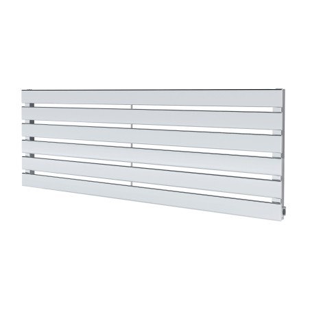 1250mm (w) x 440mm (h) Corwen Chrome Horizontal Radiator