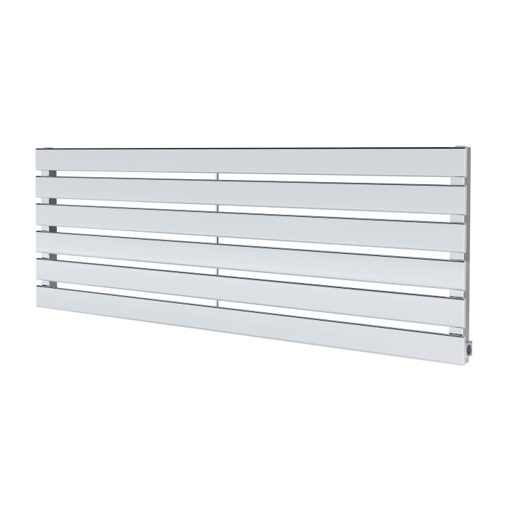 1250mm (w) x 440mm (h) Corwen Chrome Horizontal Radiator