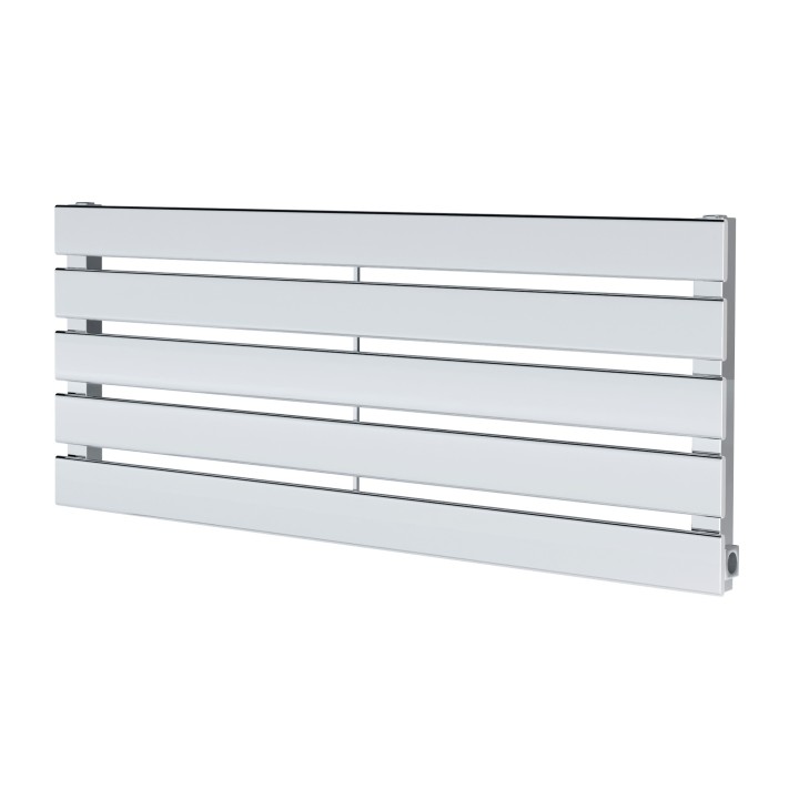 850mm (w) x 360mm (h) Corwen Chrome Horizontal Radiator