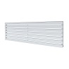 1850mm (w) x 516mm (h) Corwen Chrome Horizontal Radiator