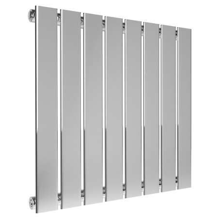600mm (w) x 600mm (h) Luna Chrome Horizontal Radiator