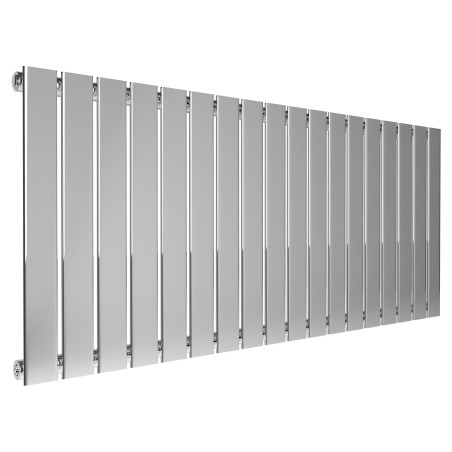1364mm (w) x 600mm (h) Luna Chrome Horizontal Radiator
