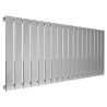 1364mm (w) x 600mm (h) Luna Chrome Horizontal Radiator