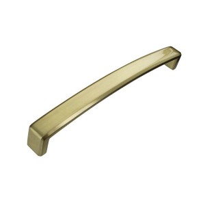 Brushed Brass D-Shape Handle (x2)