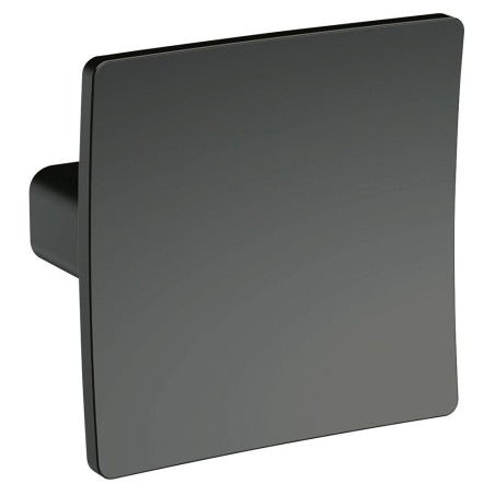 Square Dished Knob Handle - Brushed Pewter