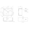 Traditional Fireclay Butler Sink 595mm(w) x 450mm(d) x 220mm(h)