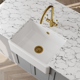 Traditional Fireclay Butler Sink 595mm(w) x 450mm(d) x 220mm(h)