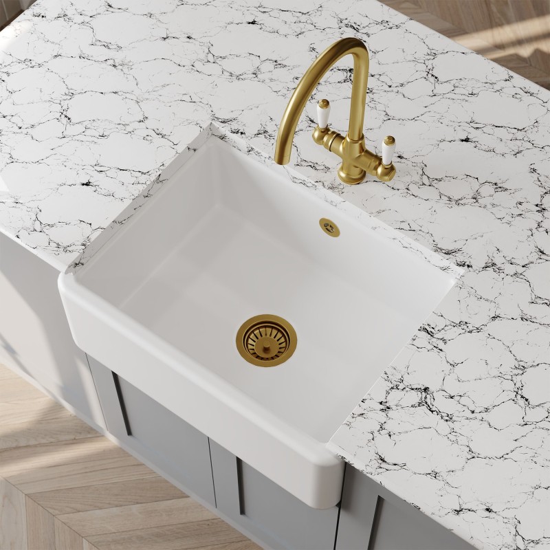 Traditional Fireclay Butler Sink 595mm(w) x 450mm(d) x 220mm(h)