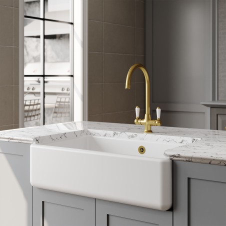 Traditional Fireclay Butler Sink 795mm(w) x 500mm(d) x 220mm(h)