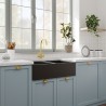 Black Fireclay Butler Sink 795mm(w) x 500mm(d) x 220mm(h)