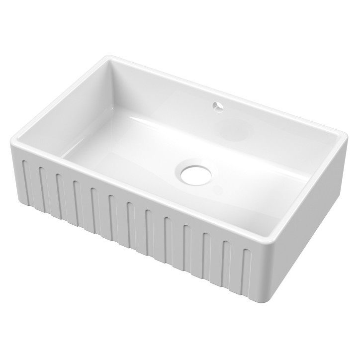 Fluted Fireclay Butler Sink 795mm(w) x 500mm(d) x 220mm(h)