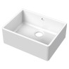 Fireclay Butler Sink Square Back 595mm(w) x 450mm(d) x 220mm(h)