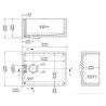 Black Fireclay Belfast Sink 595mm(w) x 455mm(d) x 254mm(h)