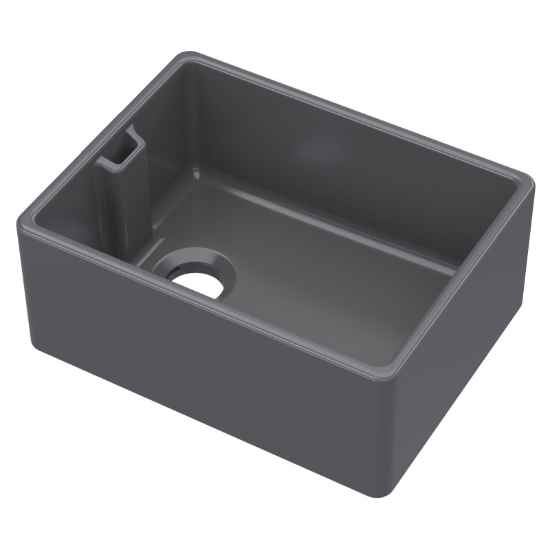 Black Fireclay Belfast Sink 595mm(w) x 455mm(d) x 254mm(h)