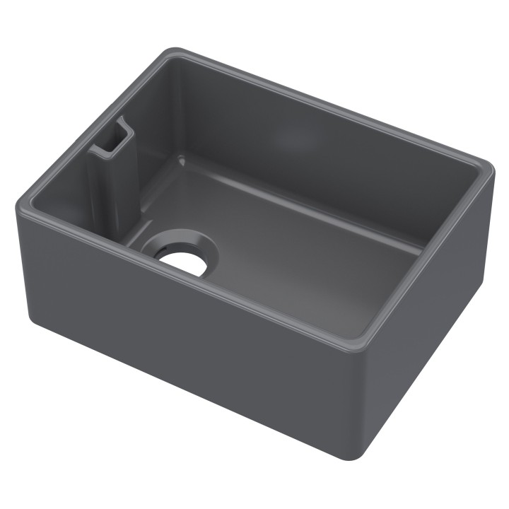 Black Fireclay Belfast Sink 595mm(w) x 455mm(d) x 254mm(h)