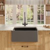 Black Fireclay Belfast Sink 595mm(w) x 455mm(d) x 254mm(h)
