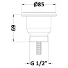 Mini Basket Strainer Waste
