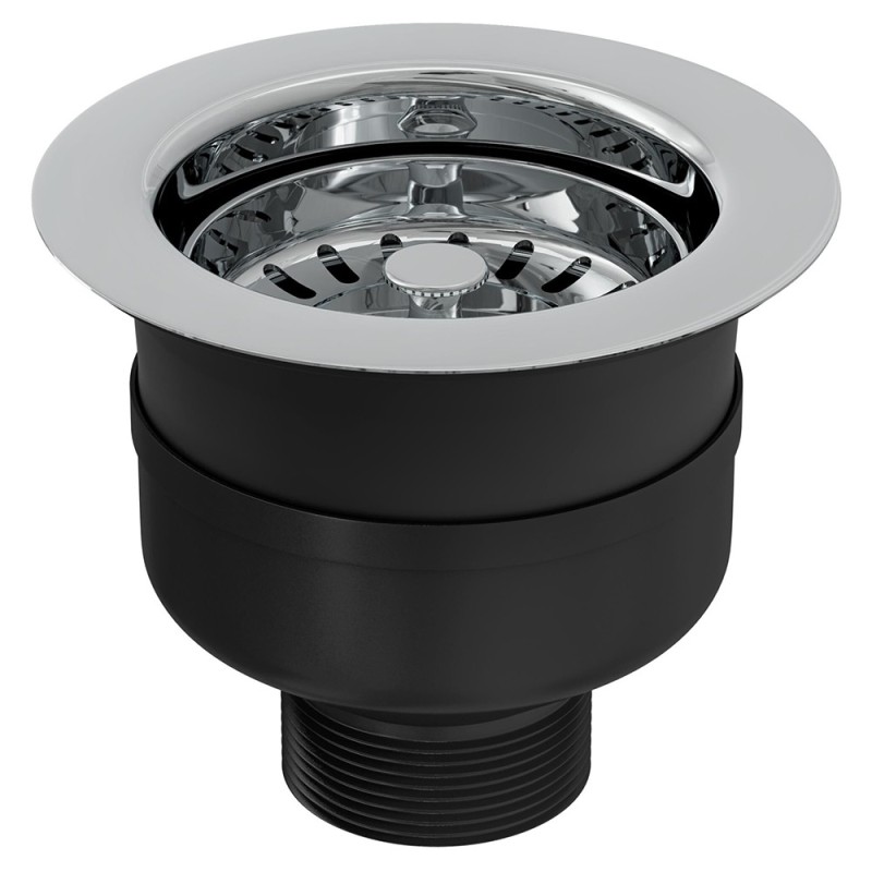 TOP-FIX Kitchen Strainer without Overflow - Chrome