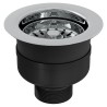 TOP-FIX Kitchen Strainer without Overflow - Chrome