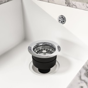 TOP-FIX Kitchen Strainer without Overflow - Chrome