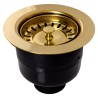 TOP-FIX Kitchen Strainer without Overflow - Brushed Brass