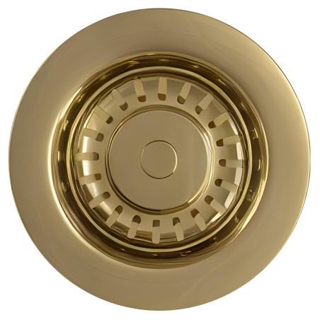 TOP-FIX Kitchen Strainer without Overflow - Brushed Brass