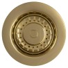 TOP-FIX Kitchen Strainer without Overflow - Brushed Brass