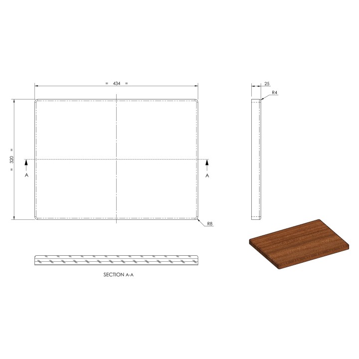 Kitchen Sink Chopping Board