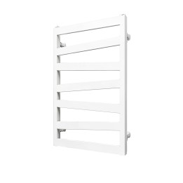 500mm (w) x 800mm (h) Lattice White Flat Panel Towel Rail Radiator