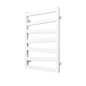 500mm (w) x 800mm (h) Lattice White Vertical Designer Radiator Towel Rail
