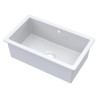 Fireclay Undermount Sink with Overflow 762mm(w) x 457mm(d) x 254mm(h)