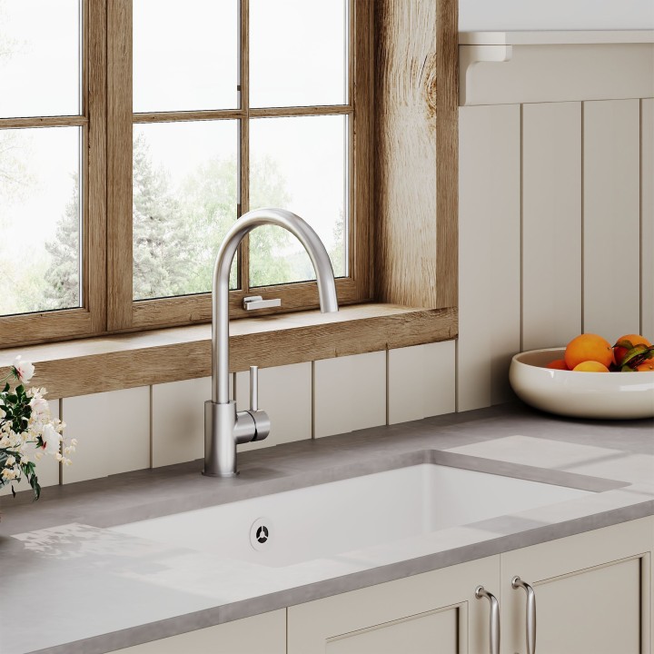 Fireclay Undermount Sink with Overflow 762mm(w) x 457mm(d) x 254mm(h)