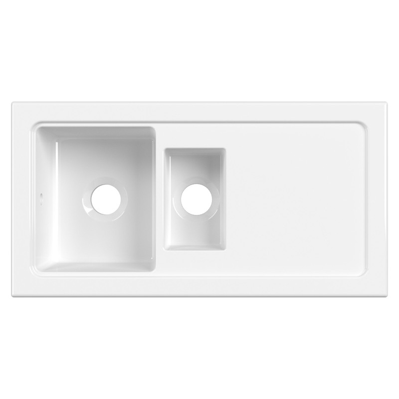 Fireclay Counter Top Sink 1.5 Bowl 1010mm(w) x 525mm(d) x 235mm(h)