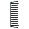 550mm (w) x 1600mm (h) Lattice Matt Black Flat Panel Towel Rail Radiator