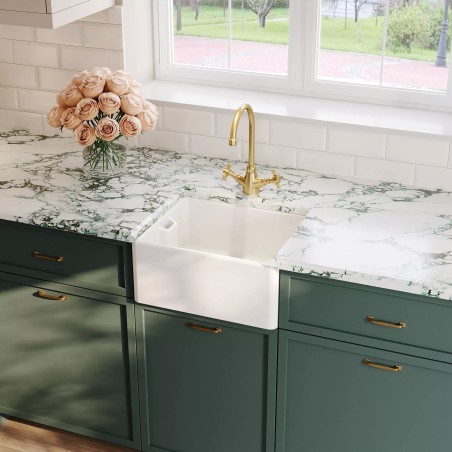 Fireclay Belfast Sink 460mm(w) x 380mm(d) x 205mm(h)