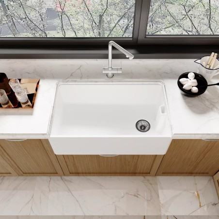 Fireclay Belfast Sink 795mm(w) x 460mm(d) x 245mm(h)