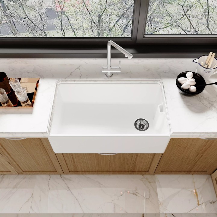 Fireclay Belfast Sink 795mm(w) x 460mm(d) x 245mm(h)